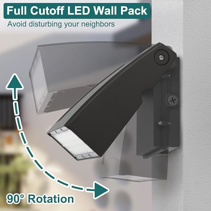 Slim Design 30k 40k 50k Full Cutoff Fixture Photocell Optional