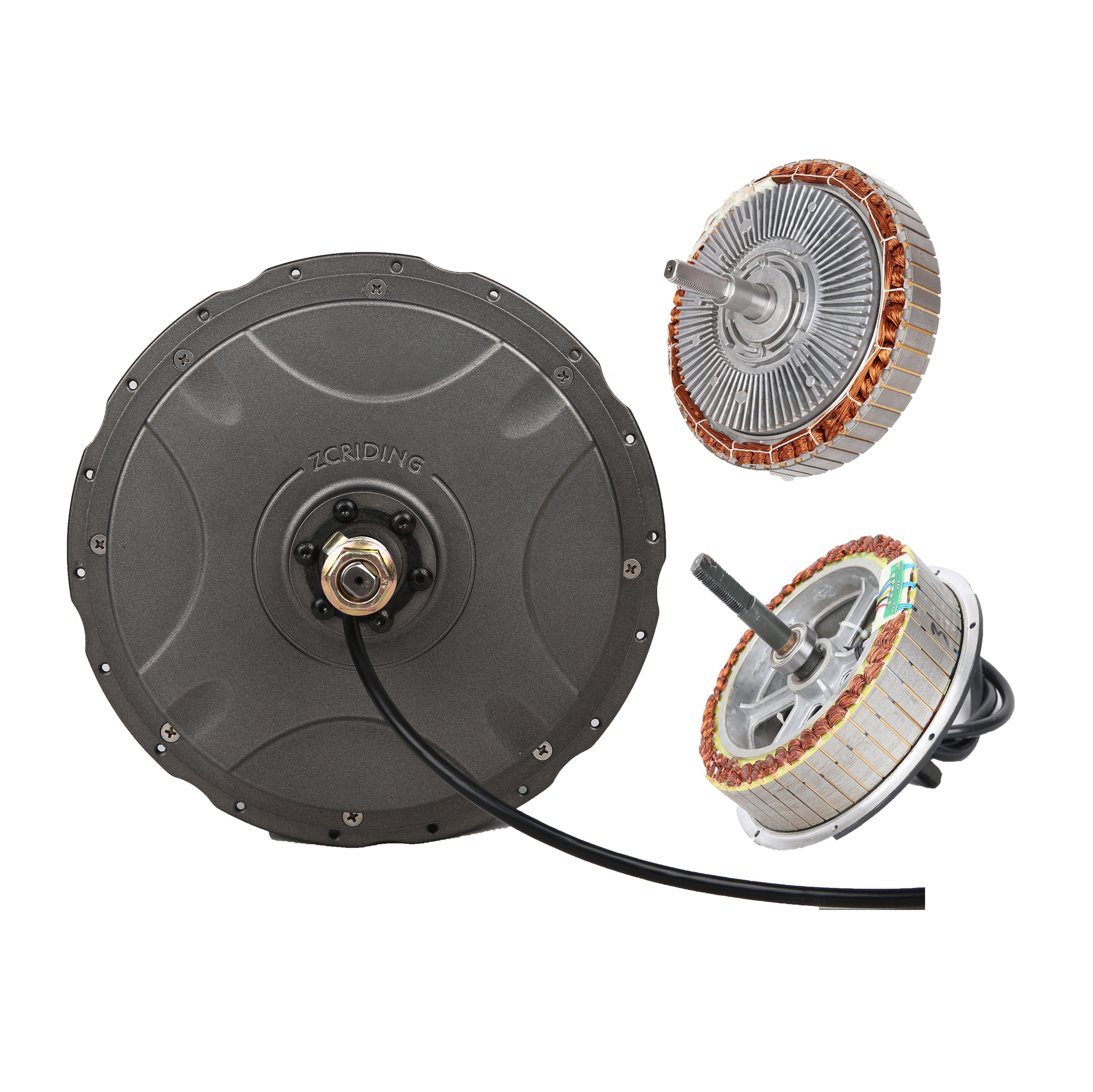 Fancy Magic Pie New Generation 250W/1500W e bike conversion kit with regenerative braking Rim size 20-29" Front Wheel