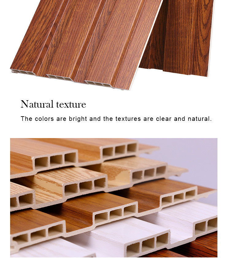 OEM ODM Eco Friendly WPC Wood Panel Fluted Moisture Resistant