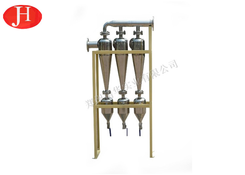 Cassava / Potato Starch Desand Machine Reasonable Structure For Remove Sand