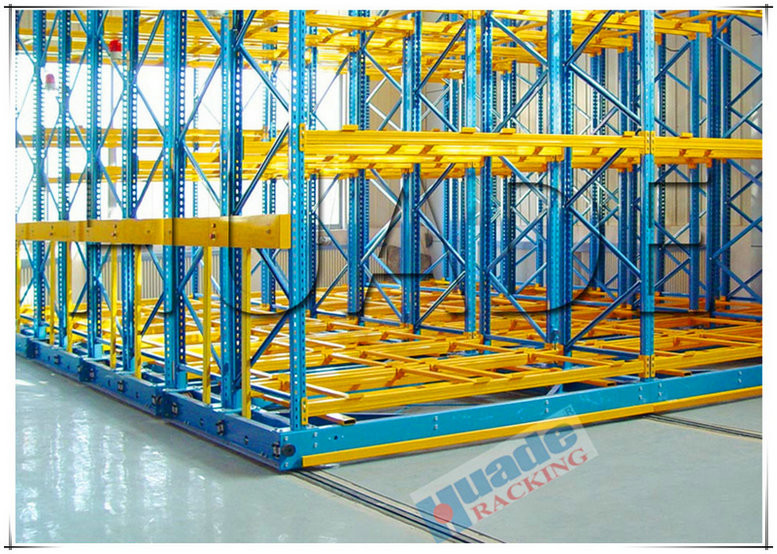 Industrial Electric Mobile Racking System With Motorized Chassis Heavy Duty