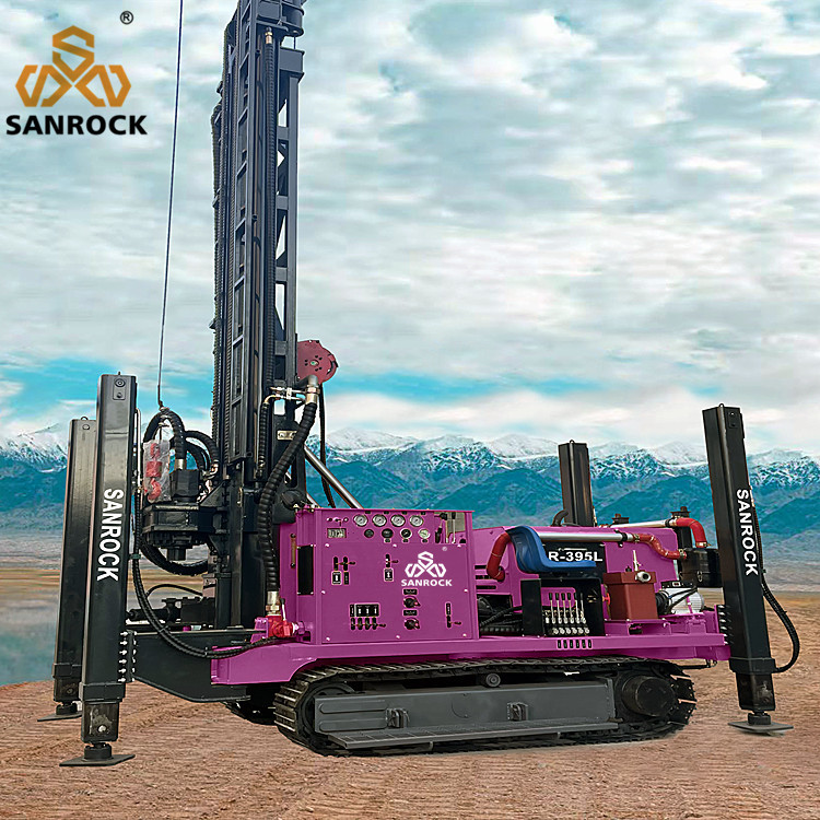 Deep Water Well Drilling Rig Hydraulic Borehole 400Meters Well Water Drilling Equipment