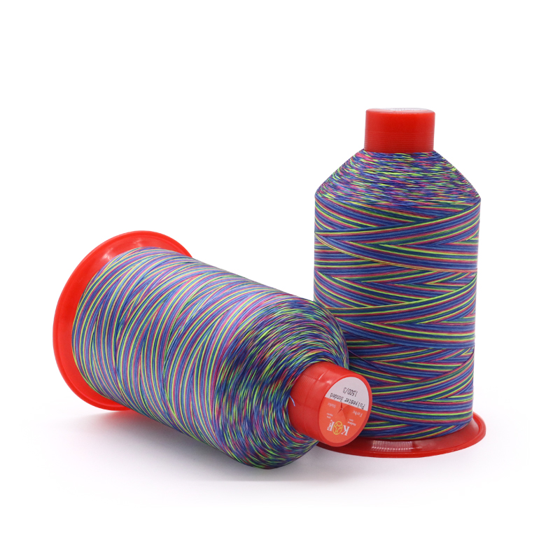 Multicolor 210D/3 T70 Nylon Bonded Thread for Customized Patterns and High Tenacity