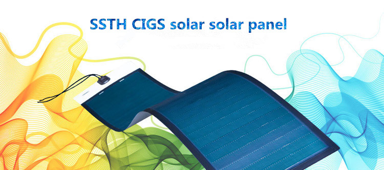 40W 80W 160W 500W Thin Film Rollable Solar Panels With Innovative Solar Cells Interconnection Structure