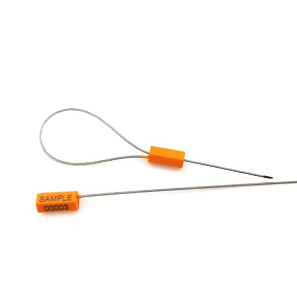 Eco-Friendly ABS Disposable Pull Tight 1.8mm Hexagonal Security Wire Plastic Cable Seal with 2.79 KN Tensile Strength