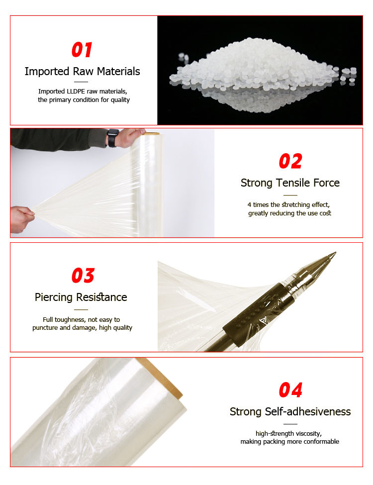 Heat Cling Sausage Casings Heat Shrink Film Food Packaging Cross Linked Pvdc Polyolefin Packaging