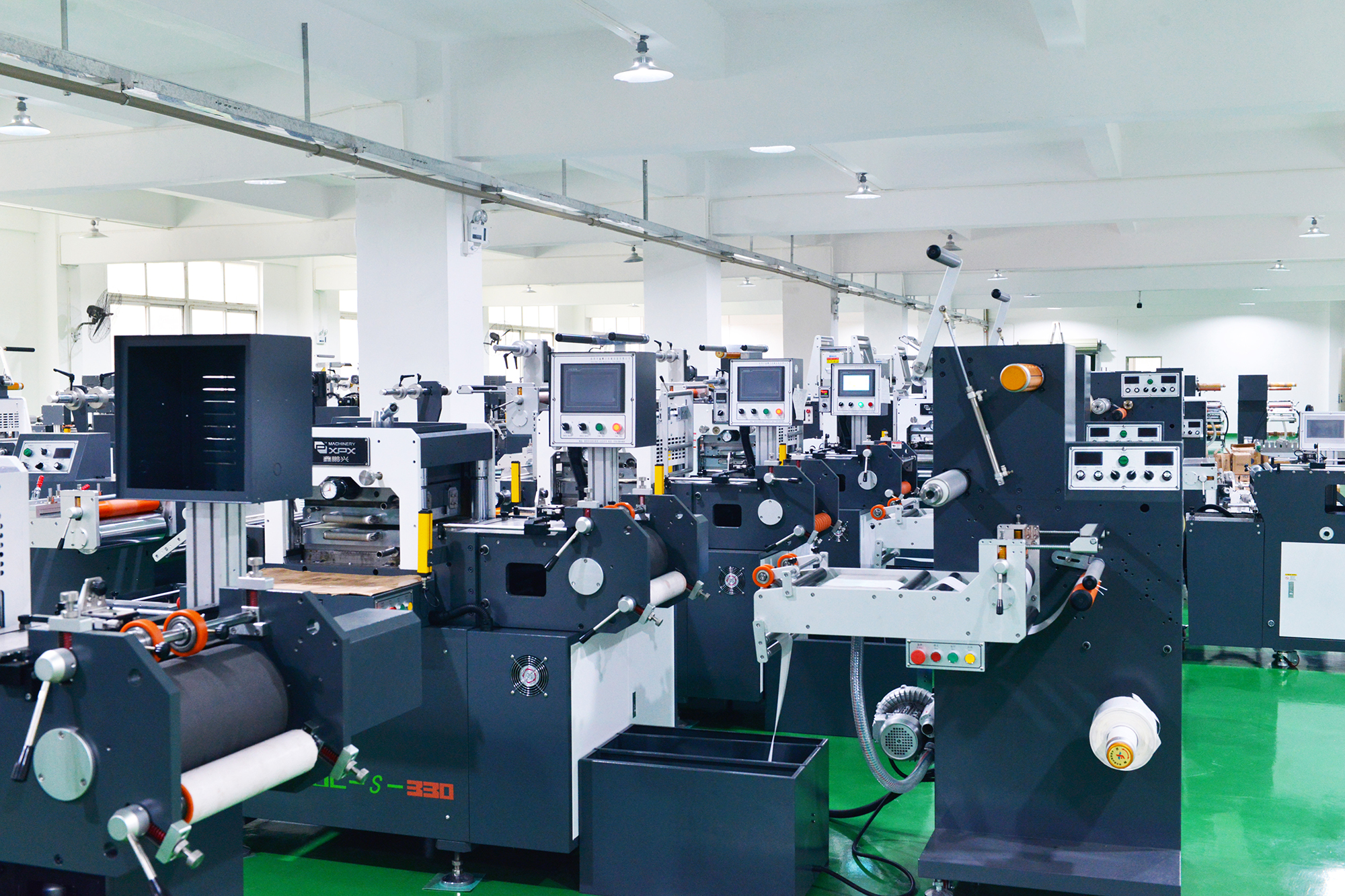 MDC-460 one station flatbed label die cutting machine with rewinder