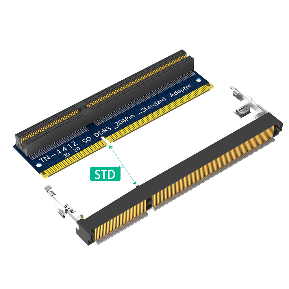 Standard SO-DIMM 204PIN DDR3 Memory Test Protection Adapter For STD 204Pin Slot