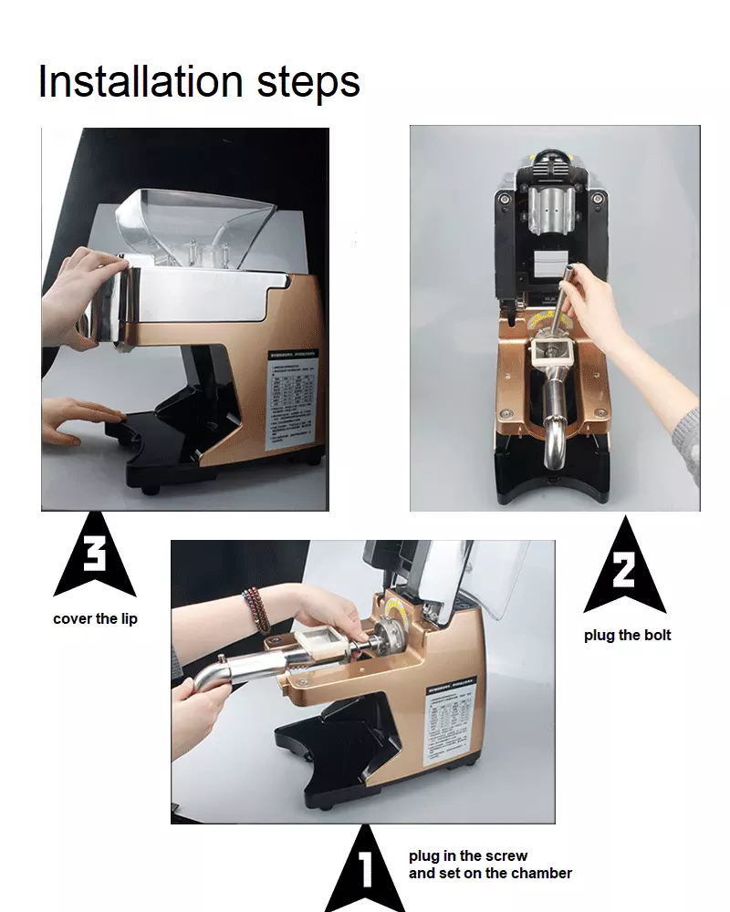 full automatic mini oil press machine for family use 220V with high quality
