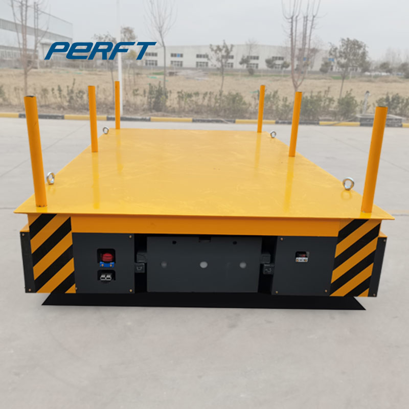 50t Remote Control Trackless Transfer Cart Automated Warehouse
