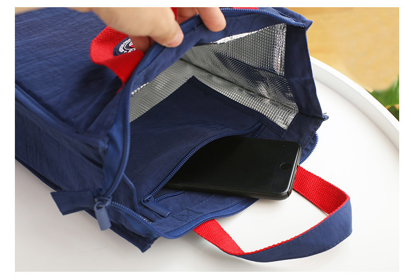 Waterproof Folding Insulated Kid Lunch Bag For Picnic