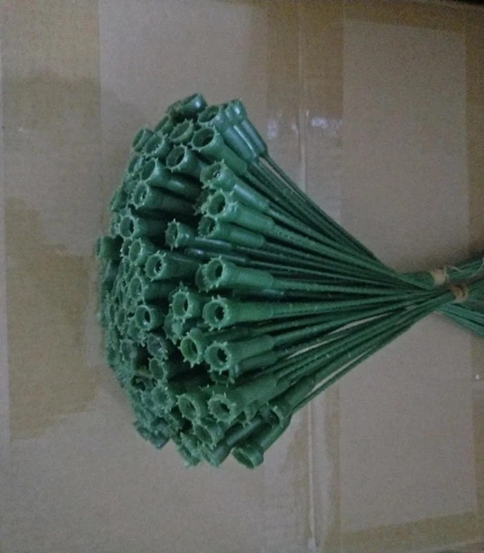 Reasonable Price Plastic rose stem artificial flower stem use to make preserved roses flower box