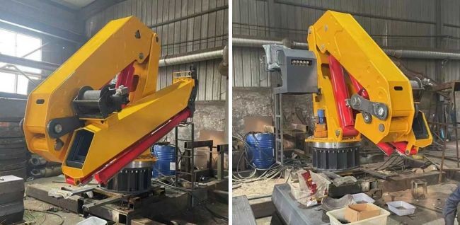 5ton 10ton 15ton 20ton 25ton Knuckle Boom Electric Marine Ship Port Deck Crane