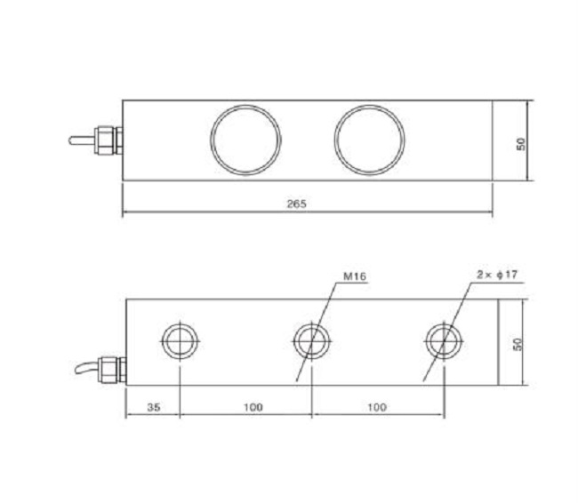 High Quality Parallel Micro 3 Ton Double prices of load cell 5t Load Cell shear beam load cell