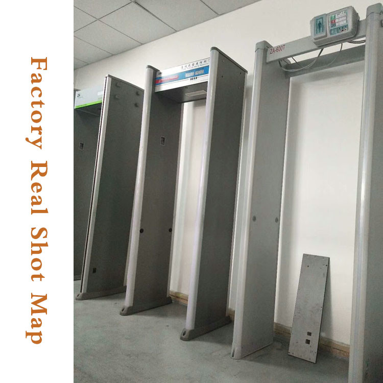 Stainless Steel Security Metal Detector 6 Zones For Court / Police Station