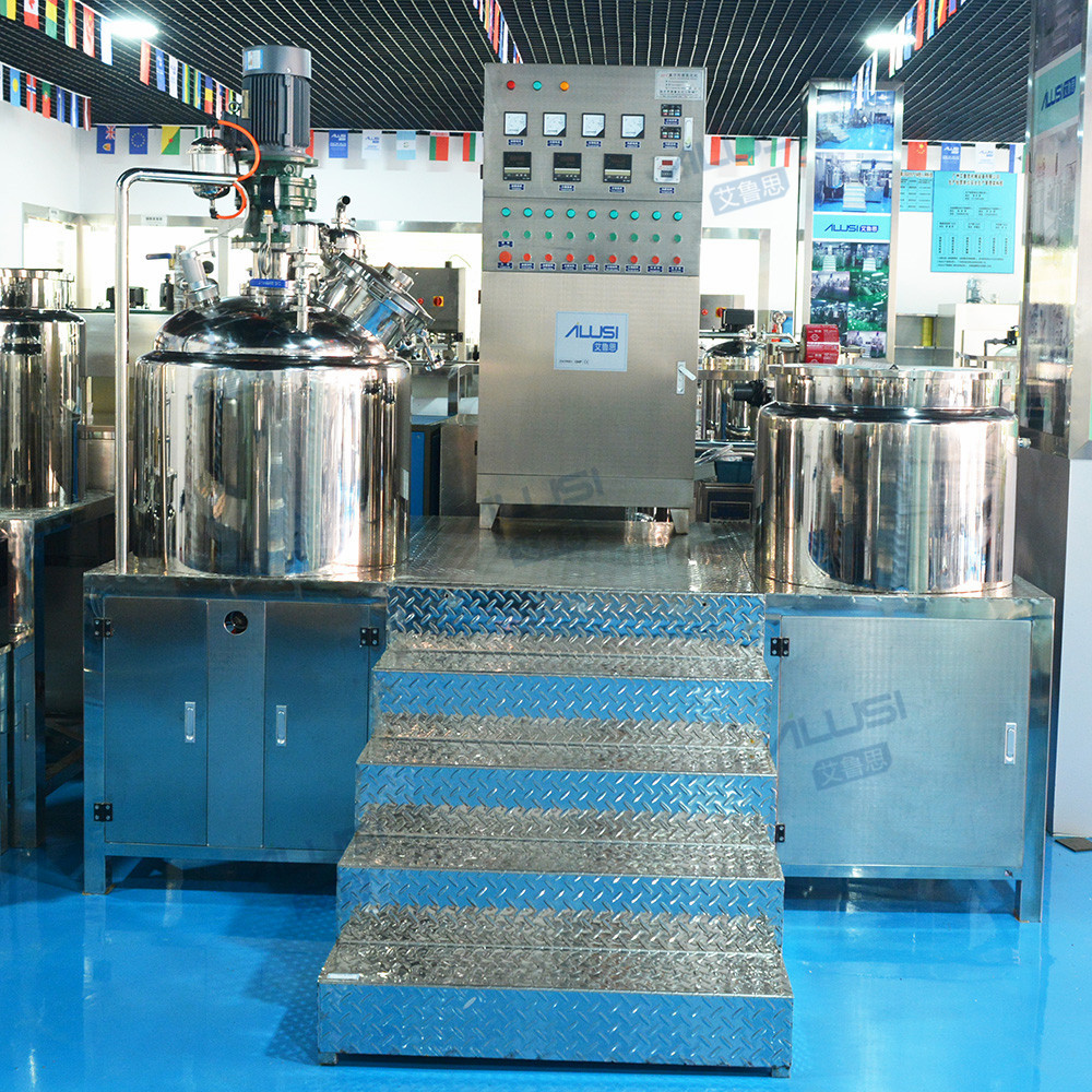 Fixed Vacuum Emulsifier Mixer 50L-5000L SUS316L stainless steel