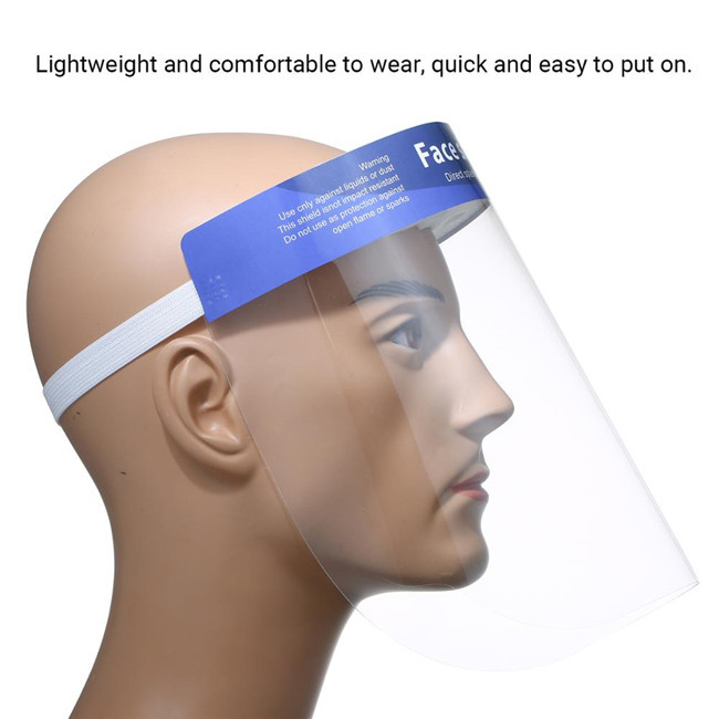 Medical Anti Fog Face Shield Fluid Resistant Full Face Mask Skin Friendly