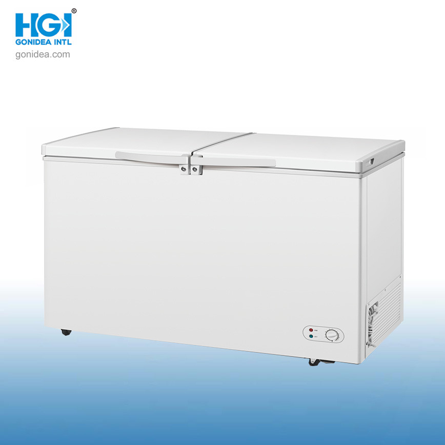 Wholesaler Top Open Commercial Freezer Double Door Chest Freezer Model Bd/Bc-800dq