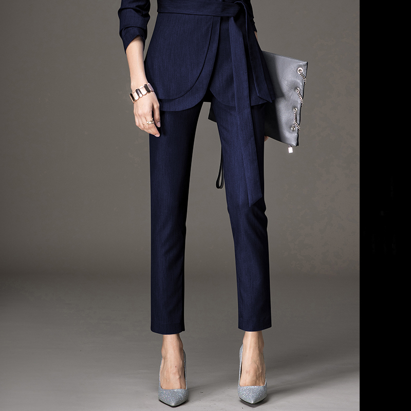 Classic Womens Suits Set for Women Lady Business Suits NO Hooded Button Decoration