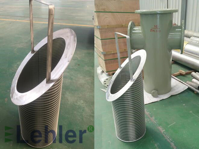 LFB-260 Automatic Self Cleaning Filters Steel Bucket Type Flanged Connection