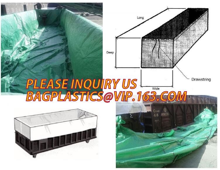 Extra Lagrge Woven Drawstring Dumpster Container 20 Yard Drawstring Black Dumpster Container Liners For Bagplastics