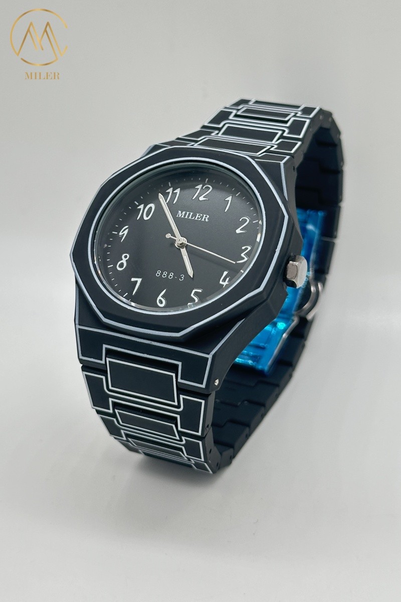 Factory Wholesale Quartz Movement Waterproof Resin Rubber Case Watches