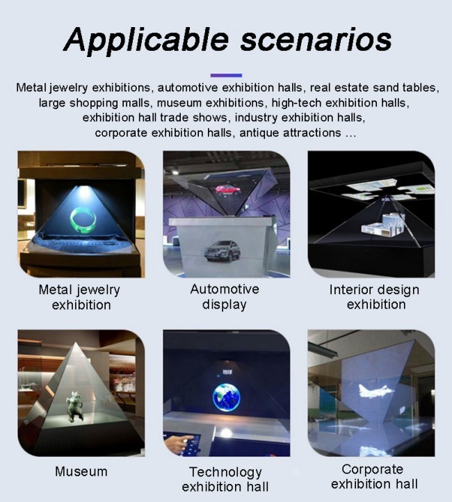 180-Degree And 360-Degree Holographic Touch Display Cabinets Customizable Transparent 3D Hologram Touch Screen