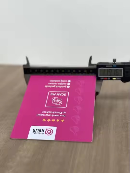 Custom QR Code Chip Google Review Stands NFC Social Media Business Cards Google Review Tap Cards