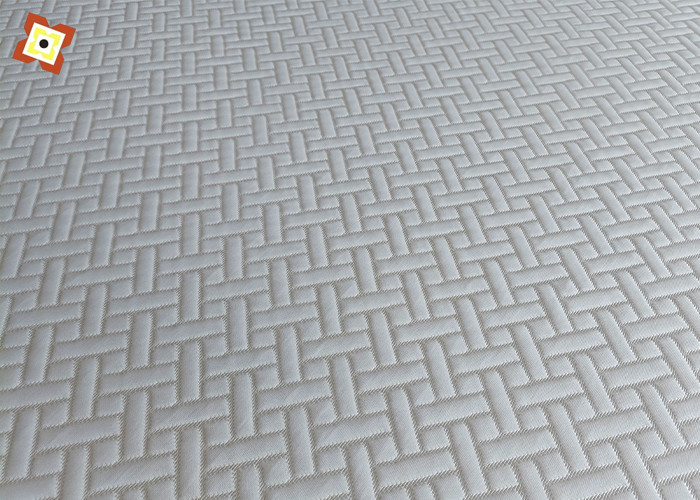 Knitted Jacquard Pillow Mattress Quilting Fabric 500gsm For Home Textile Hotel