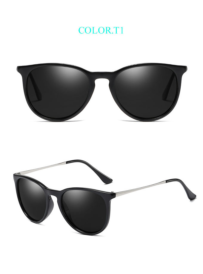 Men 144MM Square Frame Polarized Sunglasses Classic TAC Retro Style Yellow Night Vision Len