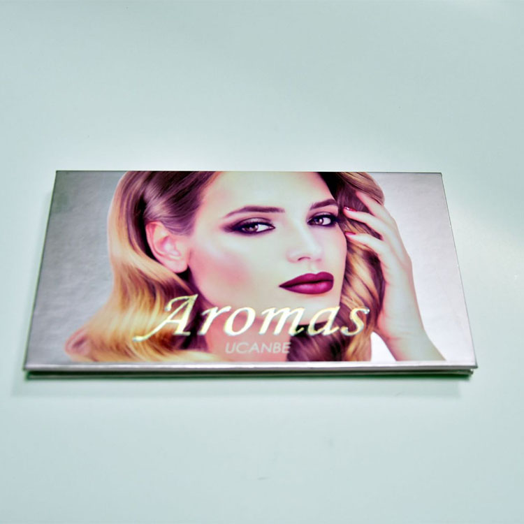 Customized Cosmetic Packaging Case Foldable 3*6 Empty Eyeshadow Box