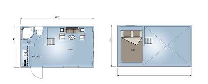 Resort Hotel Garden Studios: Prefab Light Gauge Steel Cabins Ready To Build Modular Home