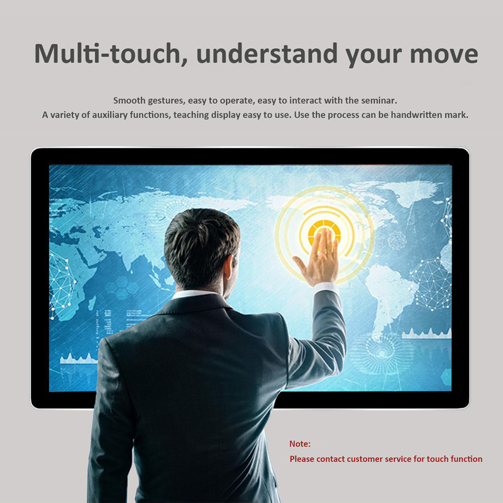 27inch Microscope With Display TV Screen Touch Screen Kiosk Totem LCD Small Advertising