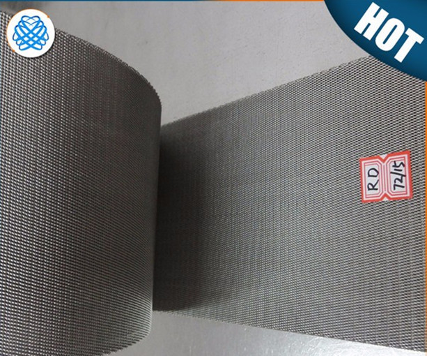 0.2mm density 165x800 Mesh, 0.071mm X 0.050mm Stainless Steel Dutch Weave Wire Mesh for filter