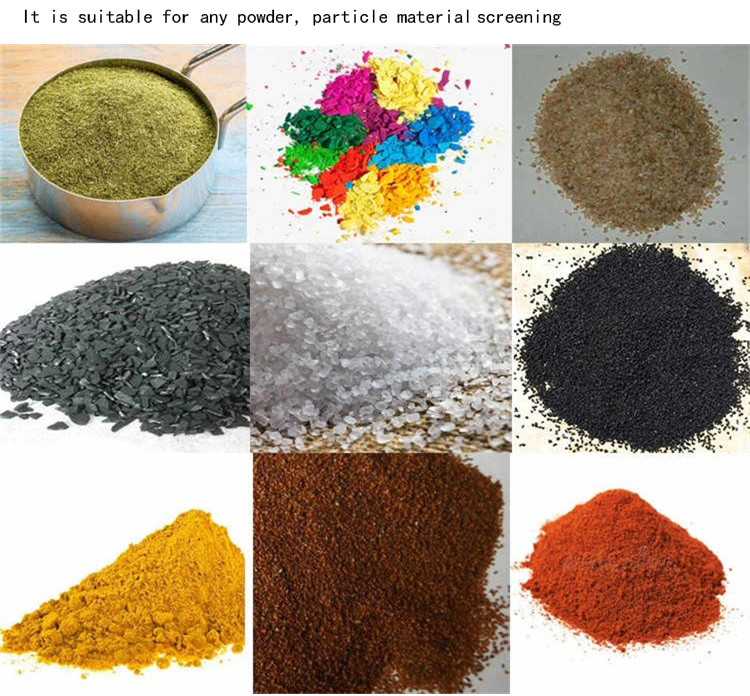 50 - 500 Mesh Range Electric Airflow Screen For Sifting Fine Powder