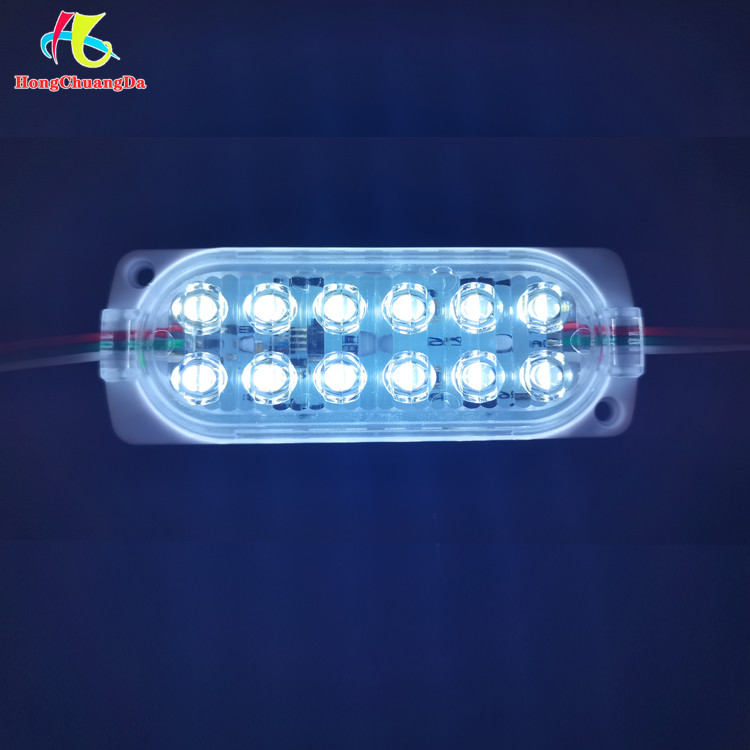 12-24V 12LED Flash LED Side Marker Lights For Trucks Side Clearance Light Lamp