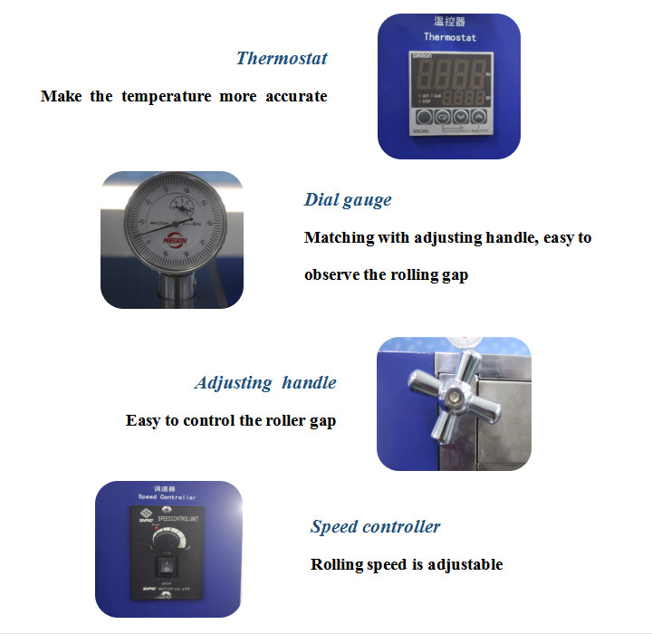 Compact Hot Roller Press Machine 720W For Battery Cell Making