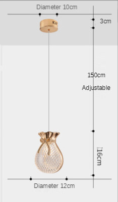 Modern LED Pendant Lights Glass Hanging Lamps Living Room Light Fixtures Hotel Restaurant nordic chandelier(WH-GP-61)
