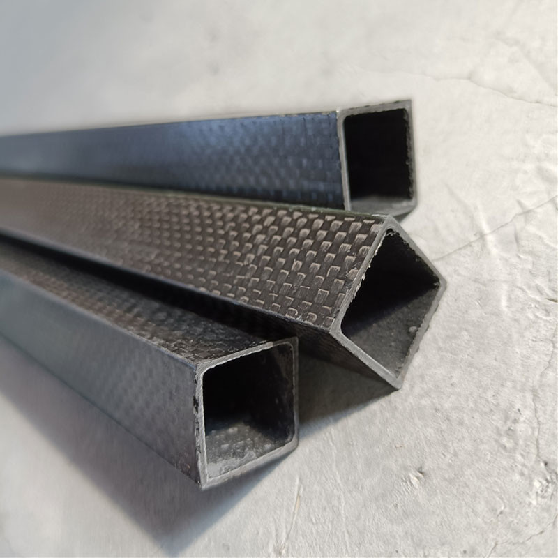 Mould Free Carbon Fiber Square Tube With Glossy Finish