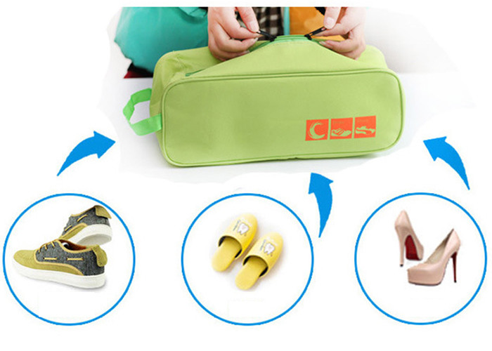 Travel storage bag sunroof visible shoes storage bag waterproof breathable shoes bag