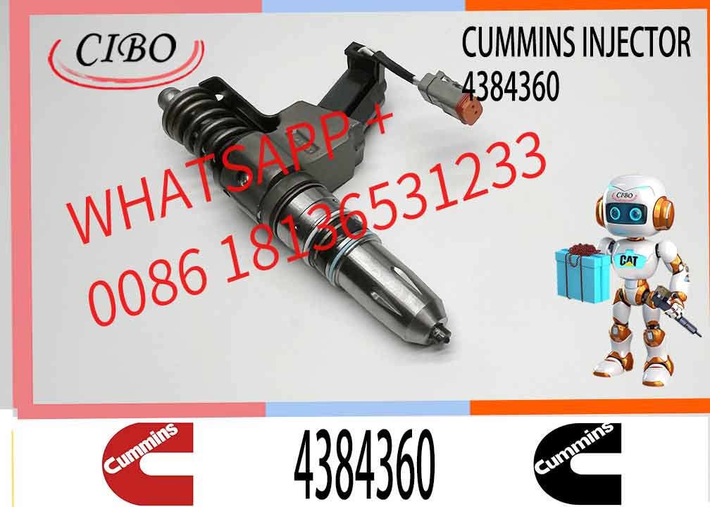 Factory OEM quality Brand New Diesel Common Rail Fuel Injector Assembly 4307516 3087560 4384360 for C ummins N14 engine