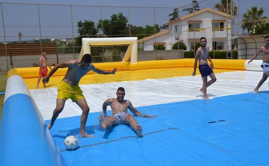 Tarpaulin Football Field Outdoor Inflatable Sports Games Shooting