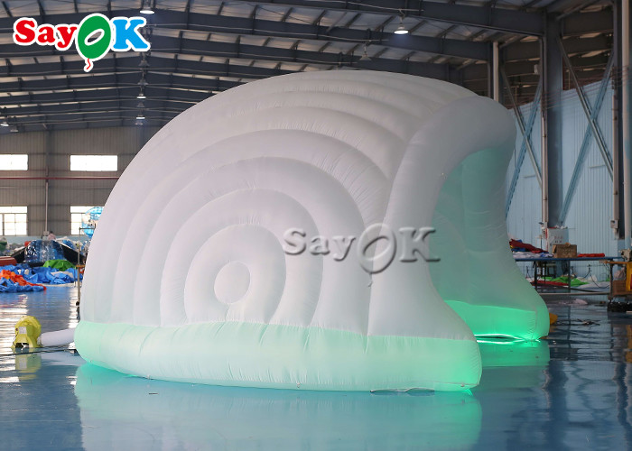 Inflatable Air Tent Portable Semicircle Helmet Shape Inflatable Stage Tent