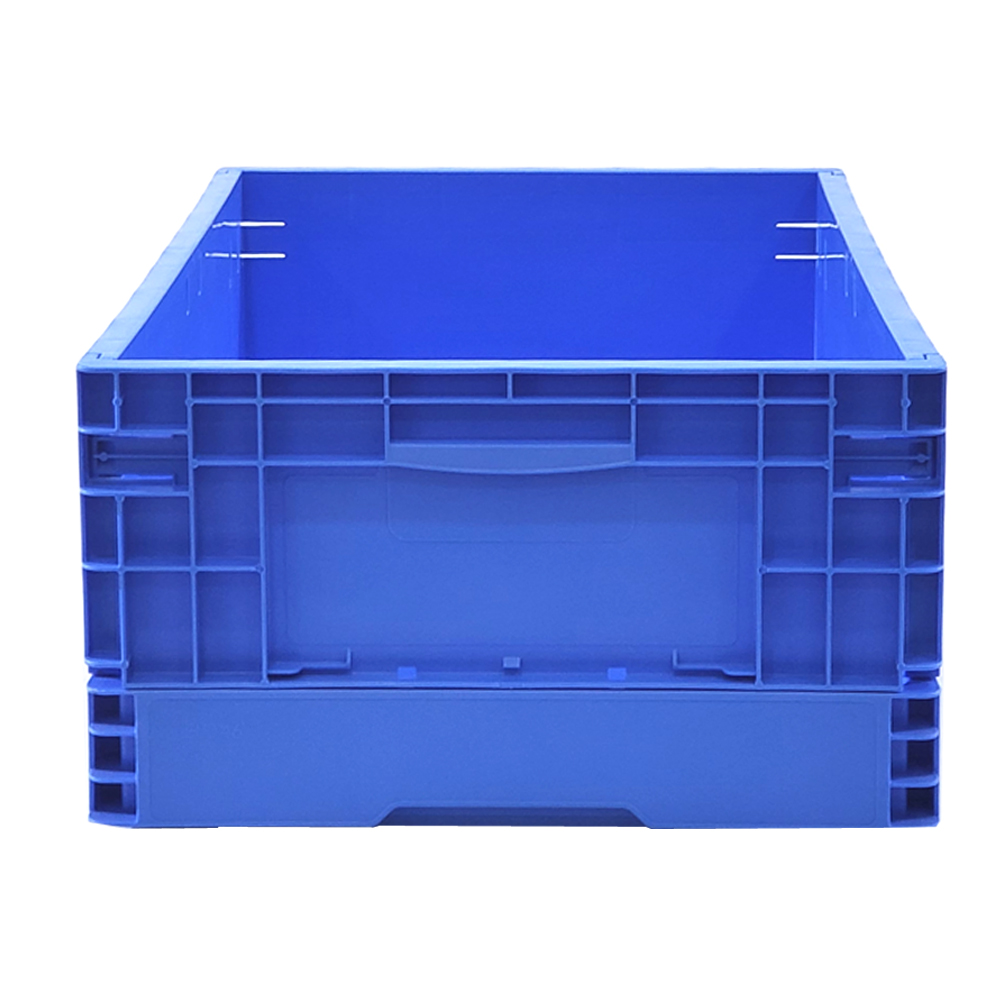 Milk Foldable Vegetable Crates PP Plastic Transport Euro Box Containers Parts Storage