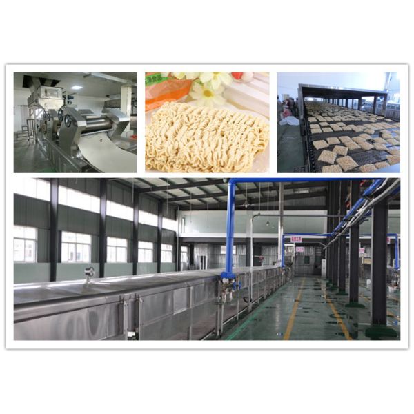 Automatic Chowmein Making Machine Non Frying Production No Fried Instant Noodle Line