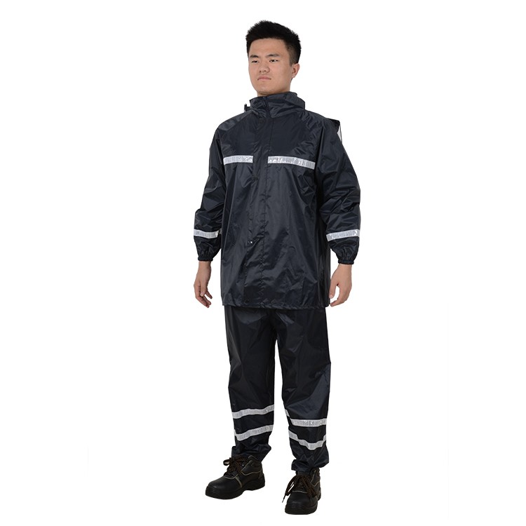 Outdoor Activity Fishing RAINWEAR RR014 Rubberized Polyester PVC Waterproof Rain Suit