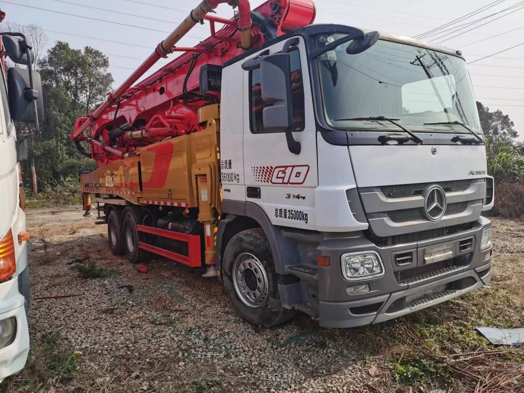 60 Meter Used Concrete Pump Truck Sany Boom Pump SYM 5350THB 60C-10