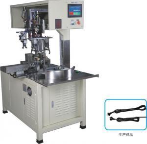 China Double Cable Tie Wire Wrapping Machine , 1700pcs/hour Cable Winding Machine on sale