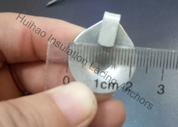 Metal Insulation Fasteners , Stainless Steel Lacing Anchors 2.5" long x 14 Gauge