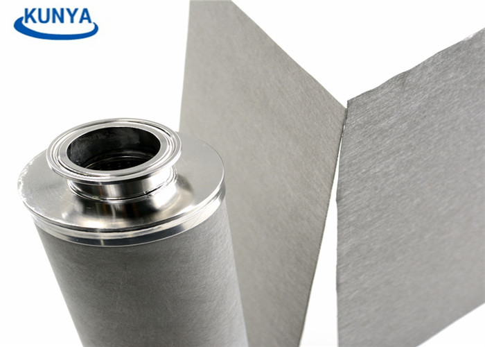 Demister Pad Air Filter Mesh SS321 Sintered Metal Fiber Felt